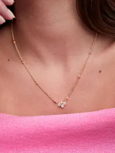 MINUTIAE Brass Gold-Plated Handcrafted Necklace