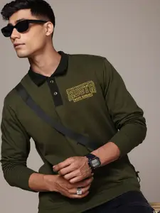 The Roadster Life Co. Brand Logo Embroidered Relaxed Fit Sweatshirt