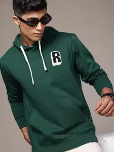 The Roadster Life Co. Brand Logo Embroidered Hooded Sweatshirt