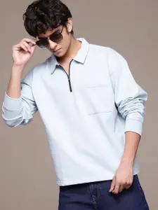 The Roadster Lifestyle Co. Relax Fit Half Zipper Sweatshirt