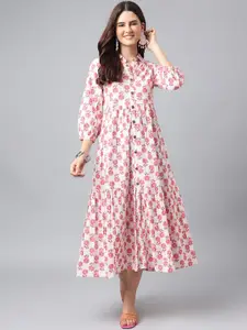 ANANDITA Women Floral Printed  A-line Kurta