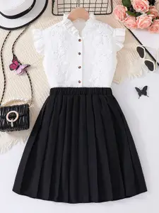 StyleCast x Revolte Girls Solid Top and Skirt Set