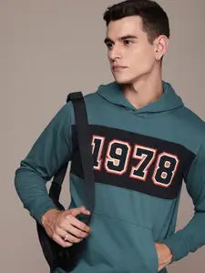 The Roadster Life Co. Typography Embroidered Hooded Sweatshirt