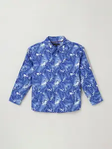 Tommy Hilfiger Boys Floral Opaque Printed Casual Shirt