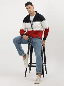 Tommy Hilfiger Men Colourblocked Sweatshirt