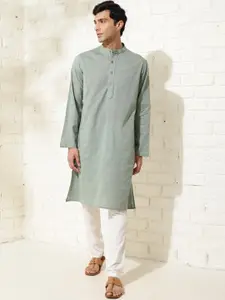 Fabindia Men Cotton Comfort Fit Kurta