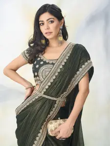 kasee Floral Embroidered Saree