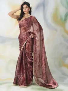 kasee Abstract Printed Embellished Saree
