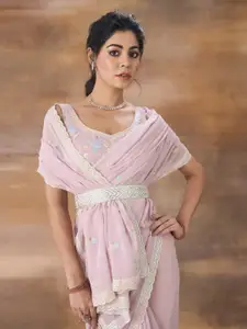 kasee Embellished Floral Embroidered Saree