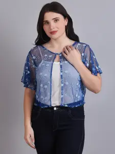 Dressitude Women Crop Button Shrug