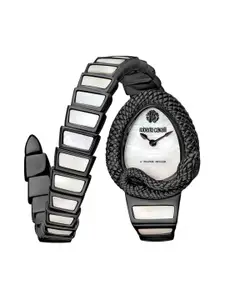 Roberto Cavalli by Franck Muller Women Stainless Steel Straps Analogue Watch RV1L141M0161