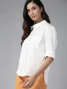 Fab Star Women Classic Opaque Casual Shirt