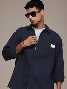 The Roadster Life Co. Relaxed Fit Knitted Casual Shirt