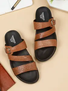 Teakwood Leathers Men Leather Comfort Sandals