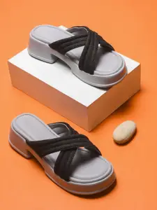 Try Me Open Toe Platform Heel Sandals