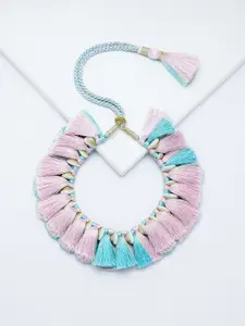 Rhea Tasselled Statement Necklace