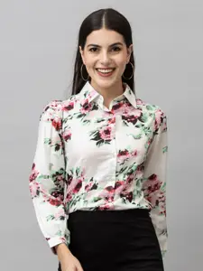 PURYS Smart Floral Printed Casual Shirt