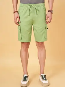 Urban Ranger by pantaloons Men Slim Fit Pure Cotton Cargo Shorts