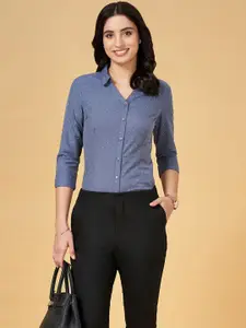 Annabelle by Pantaloons Women Opaque Printed Formal Shirt