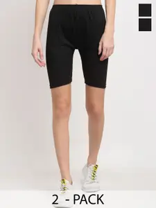 Miaz Lifestyle Women Skinny Fit Cycling Sports Shorts
