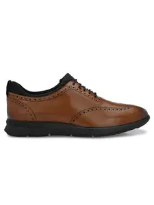 LEGWORK Men Leather Formal Brogues