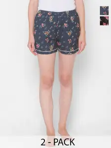 FashionRack Women 2 Printed Lounge Shorts