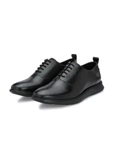 LEGWORK Men Leather Formal Oxfords Shoes