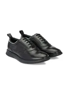 LEGWORK Men Leather Formal Brogues