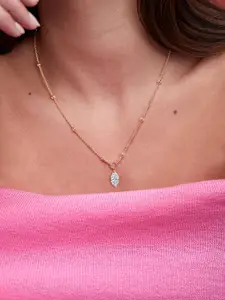 MINUTIAE Brass Gold-Plated Handcrafted Necklace