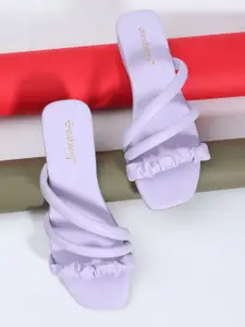 DressBerry Women Open Toe Flats