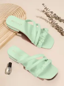 DressBerry Women Open Toe Flats