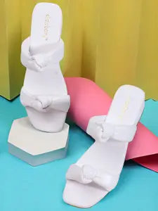 DressBerry Women Open Toe Flats with Bows