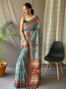 DEVATITHI Floral Zari Saree