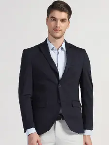 Blackberrys Men Formal Navy Textured TechPro Blazer