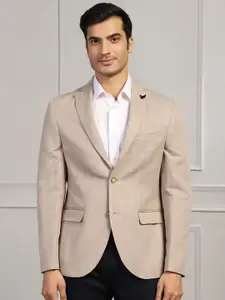 Blackberrys Men Checked Slim Fit Single-Breasted Blazer