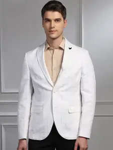 Blackberrys Checked Slim-Fit Single-Breasted Blazers