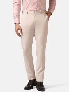 Blackberrys Men Classic Slim Fit Low-Rise Chinos Trousers