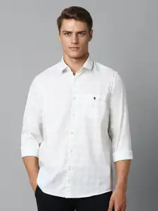 Louis Philippe Sport Men Slim Fit Opaque Checked Casual Shirt