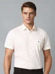 Louis Philippe Sport Slim Fit Printed Cotton Casual Shirt