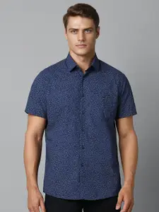 Louis Philippe Sport Slim Fit Floral Printed Cotton Casual Shirt