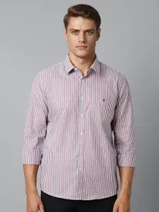 Louis Philippe Sport Slim Fit Striped Cotton Casual Shirt