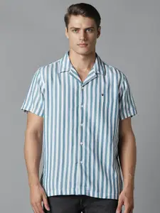 Louis Philippe Jeans Men Slim Fit Opaque Striped Casual Shirt