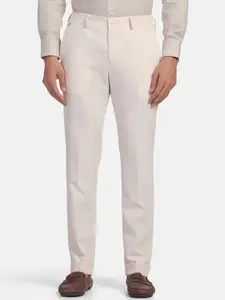 Blackberrys Men Classic Slim Fit Low-Rise Trousers