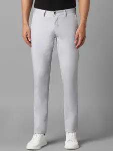 Louis Philippe Sport Men Textured Slim Fit Trousers