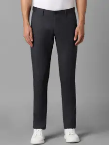 Louis Philippe Sport Men Textured Slim Fit Trousers