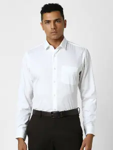 Peter England Men Slim Fit Opaque Formal Shirt