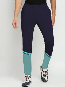 FiTZ Men Colourblocked Relaxed Fit Track Pants