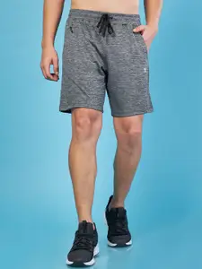 Technosport Men Slim Fit Mid-Rise Rapid-Dry Techno Dry Technology Training or Gym Shorts