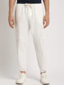 THE BEAR HOUSE Men Mid Rise Solid Regualr Fit Cargo