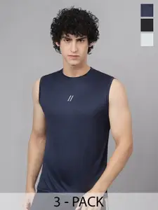 ATICX Men Pack Of 3 Slim Fit T-shirt